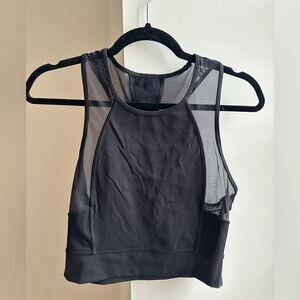 Lululemon Black Mesh Tank Bib 8